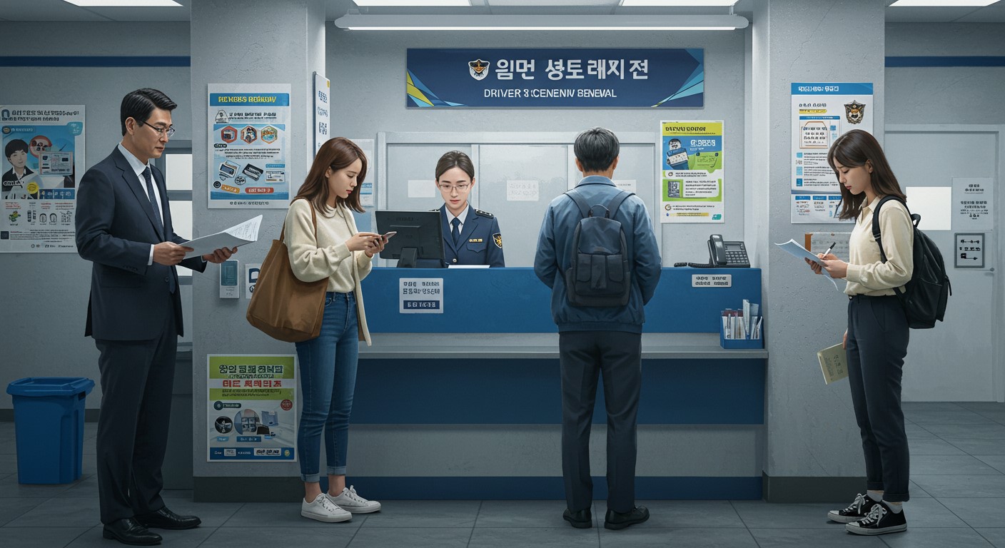 운전면허증 갱신 경찰서 방문 전 필독! 준비물과 절차, 토요일 갱신 가능 여부