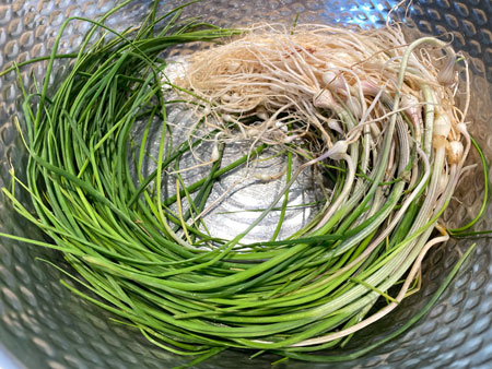 달래장 황금레시피 달래 손질