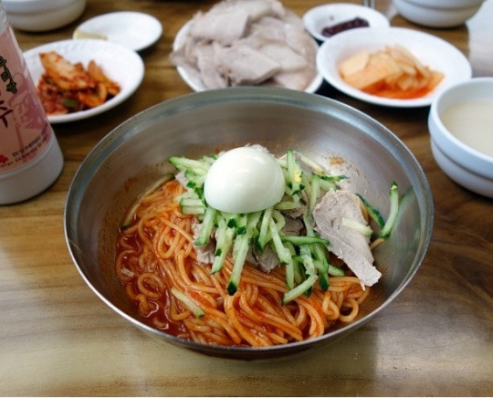 제주 밀면 맛집, 산방식당 본점