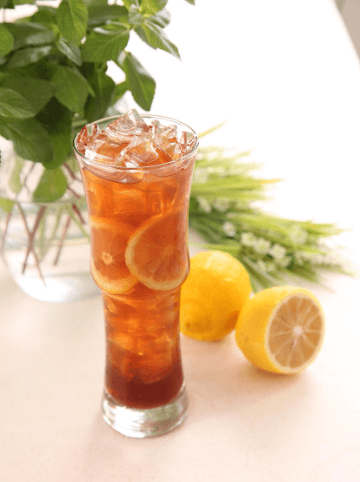 차에 레몬 넣으면 생기는 변화, 레몬아이스티