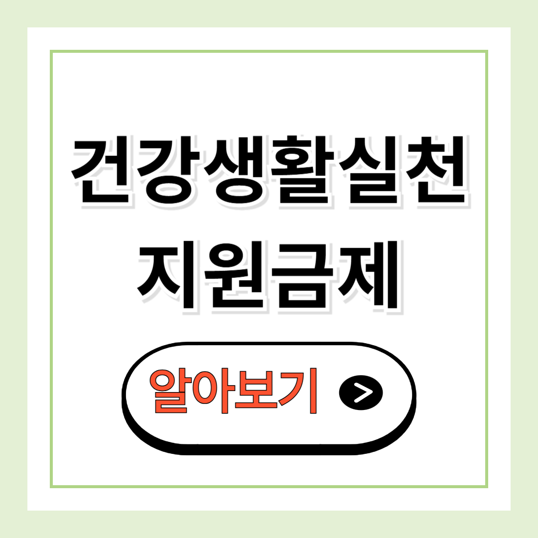 건강생활실천지원금제