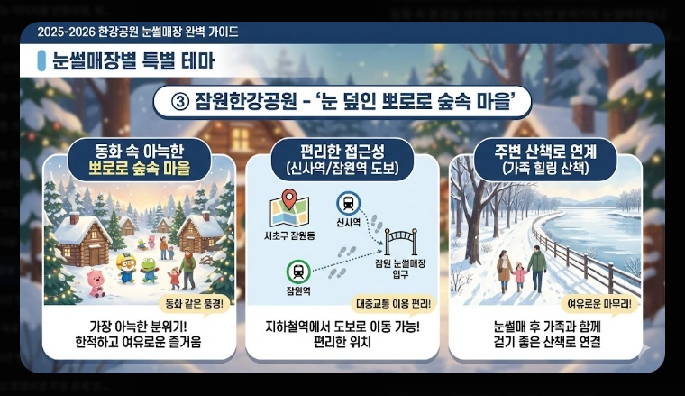 한강공원 겨울 나들이 완벽 가이드 눈썰매·축제 총정리