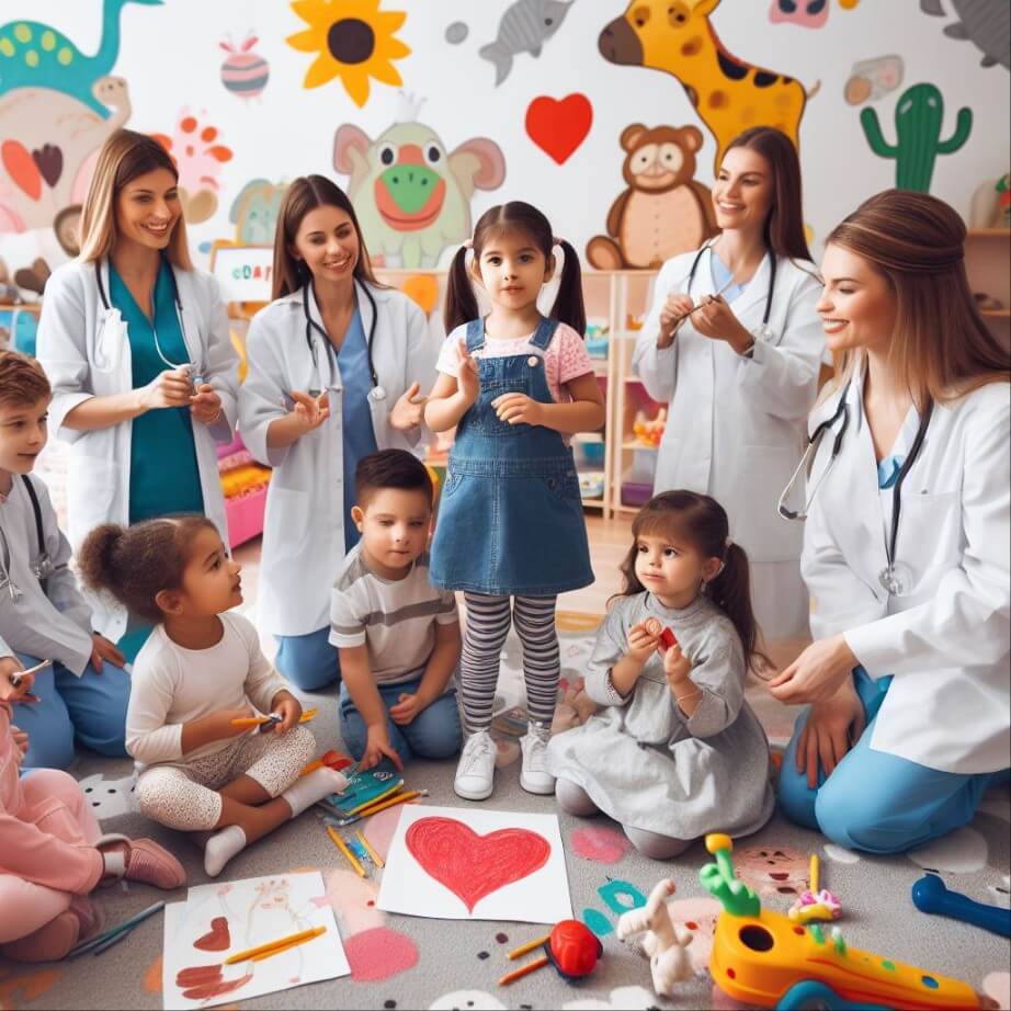 웃고 있는 아이들