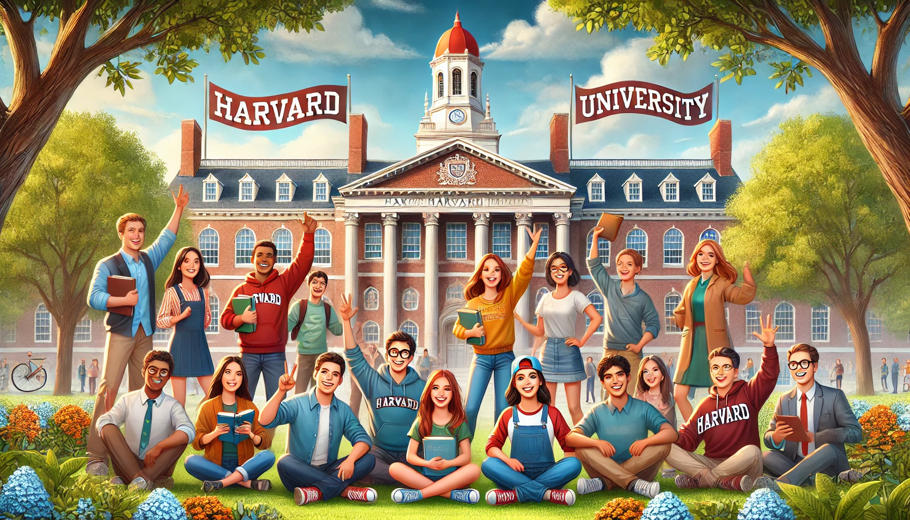 하버드대학교의 새로운 학비 지원 정책을 반영한 이미지