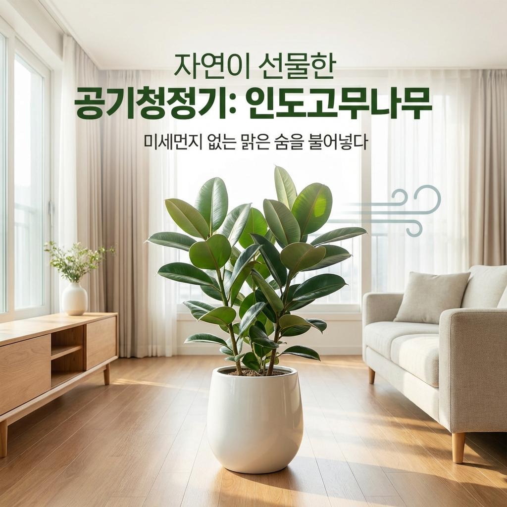 아침 환기가 어려운 3월, 필수 식물 5가지