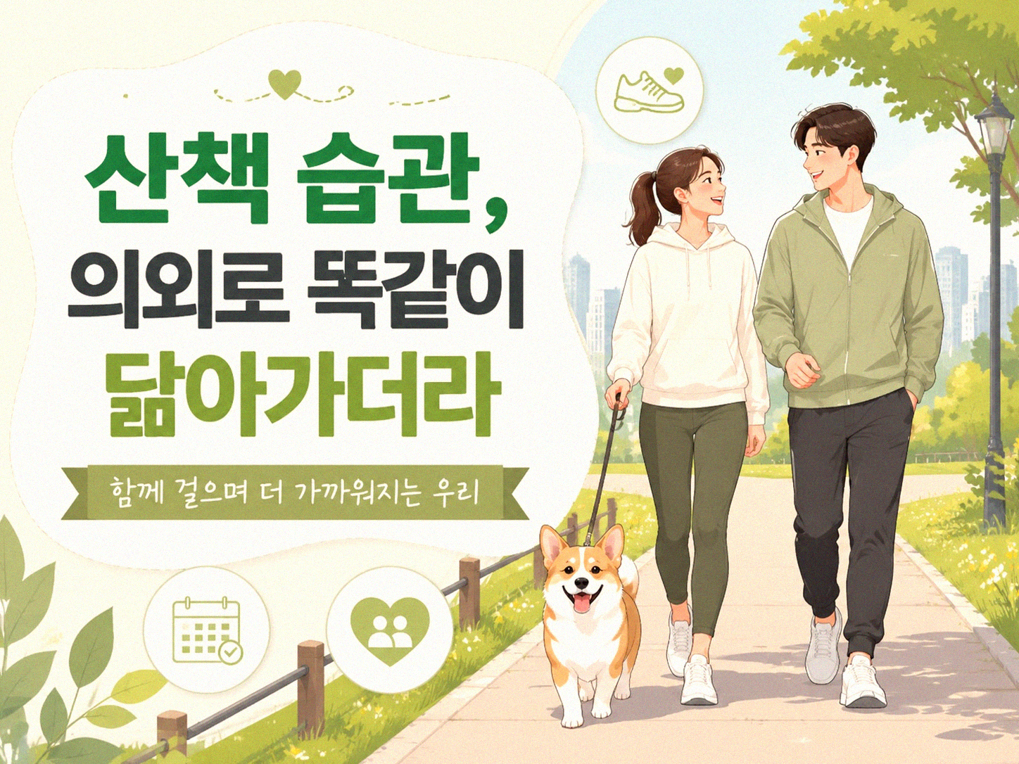 반려동물 산책 친구가 생기면 뭐가 달라질까