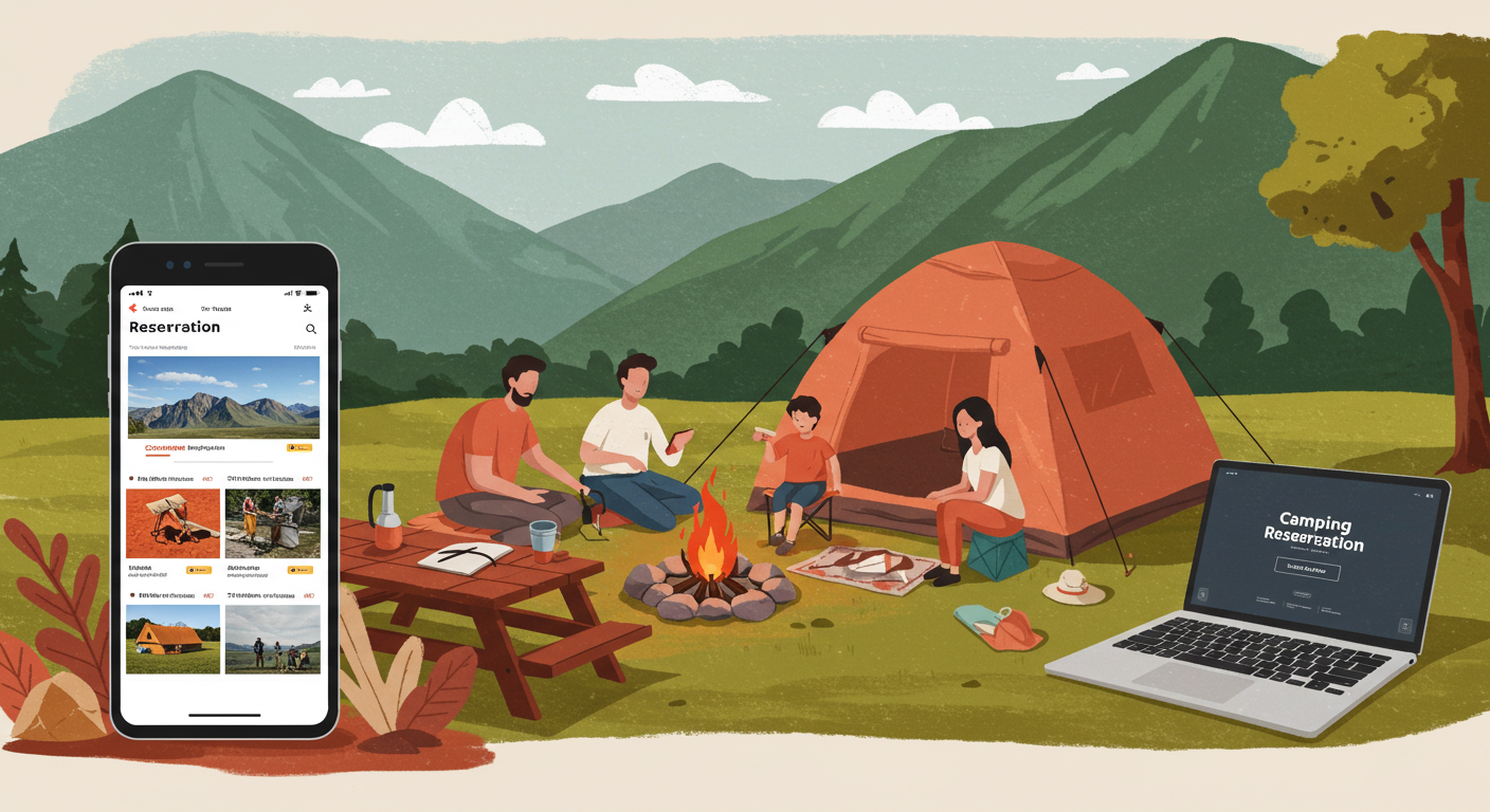 캠핑장 예약 사이트