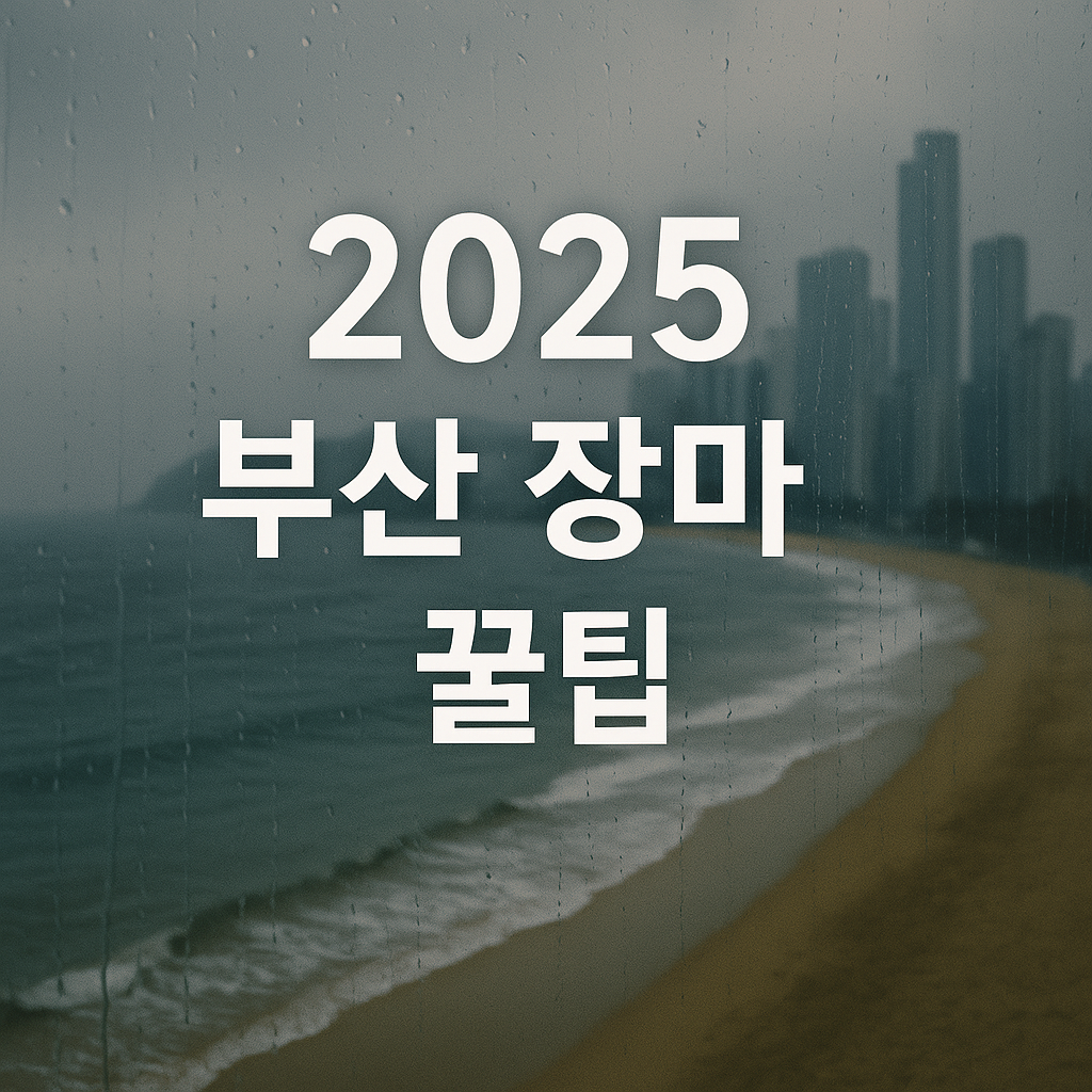부산 장마철 (곰팡이, 꿀팁, 장마 예보)