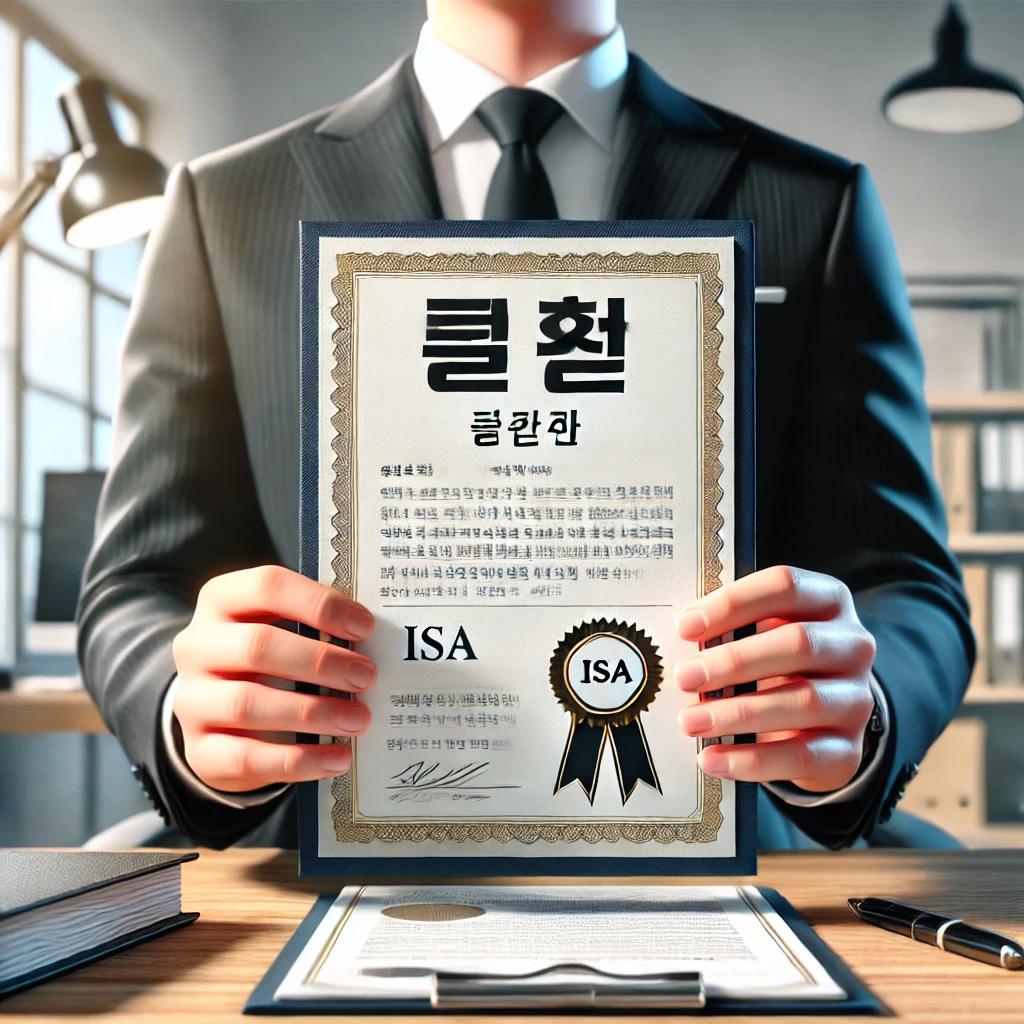 isa 소득확인증명서