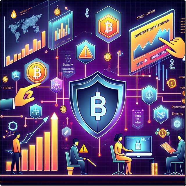암호화폐 리스크 관리 방법을 시각화한 그래픽