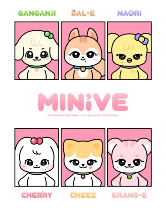 IVE Introduces Official Character MINIV