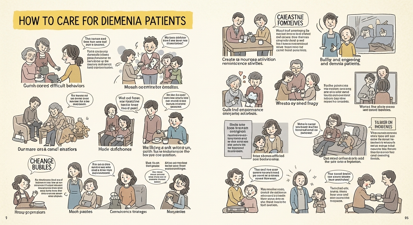 치매환자 돌봄방법: 가족이 치매 환자와 함께 사는 하루