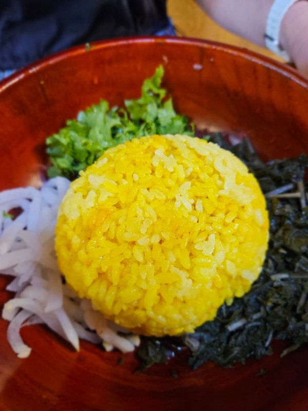 강황밥 말다