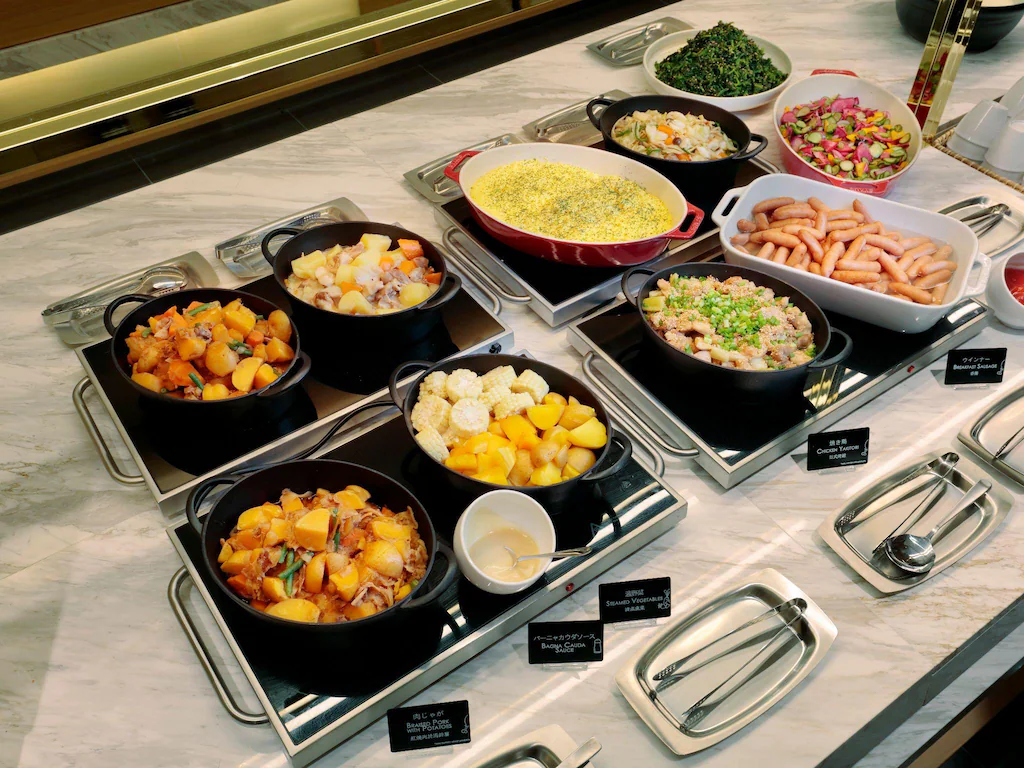 칸데오 호텔 오사카 난바 조식 음식들