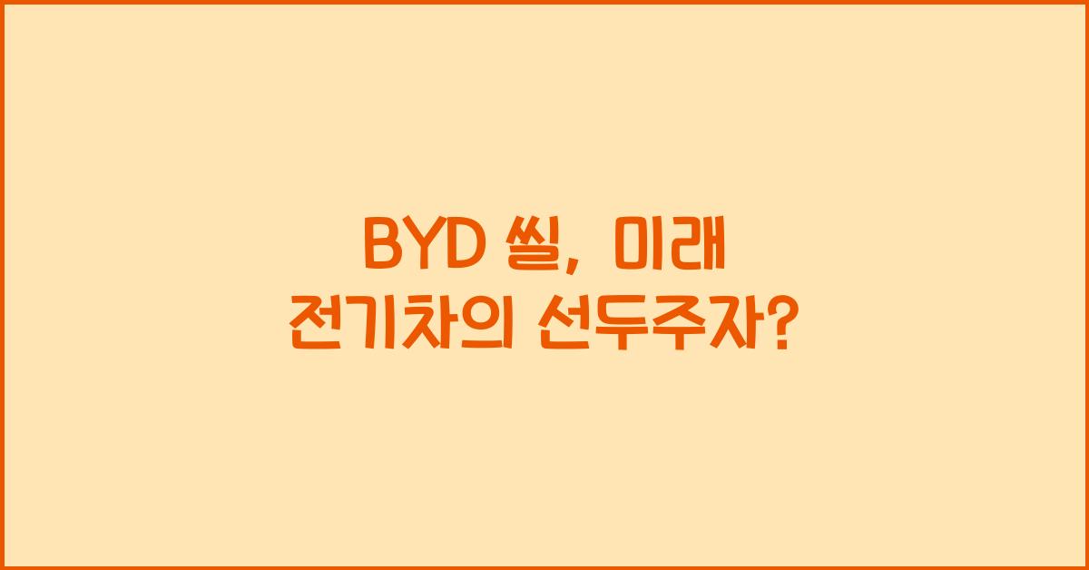 BYD 씰