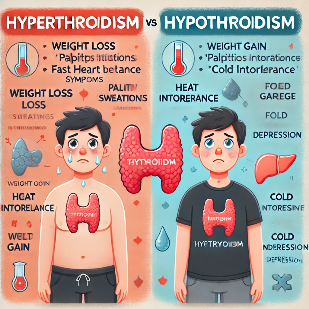 갑상선 기능 항진증과 저하증