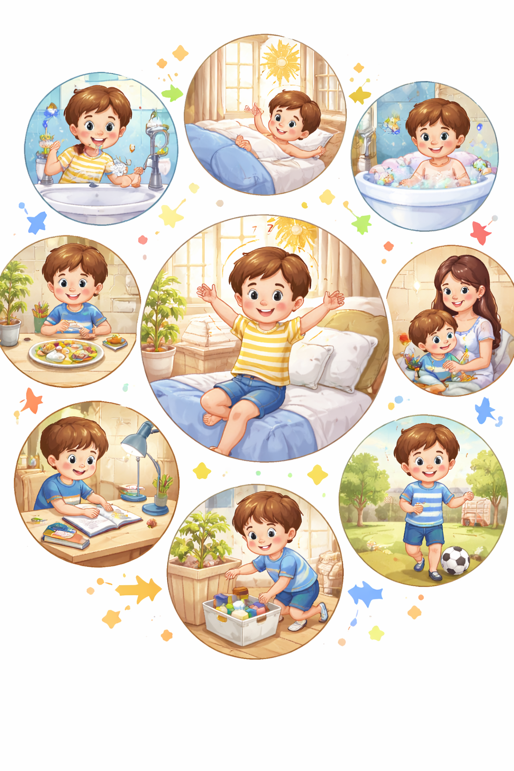 아이 생활 루틴 만드는 방법 관련 사진