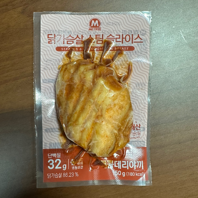 미트리 닭가슴살 스팀 슬라이스 매콤데리야끼맛 사진