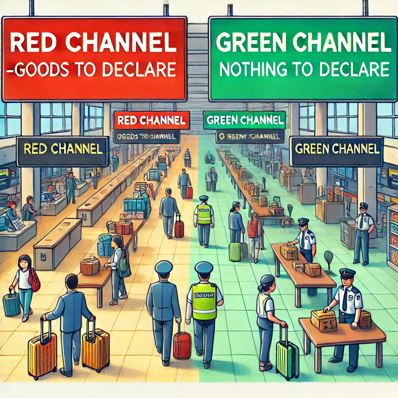 빨간선 과 초록선의 차이점을 알려주는 사진