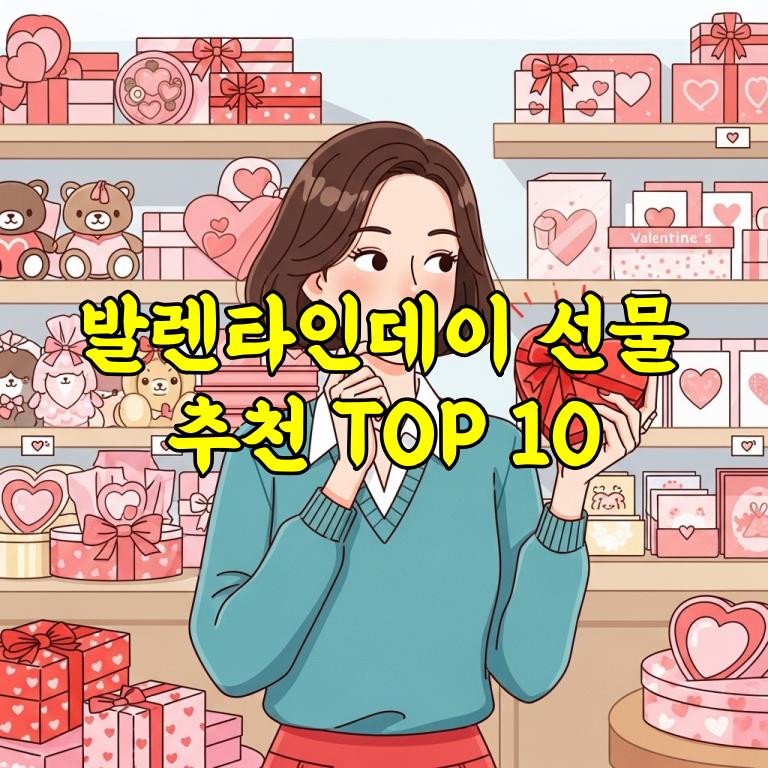 발렌타인데이 선물 추천 TOP 10