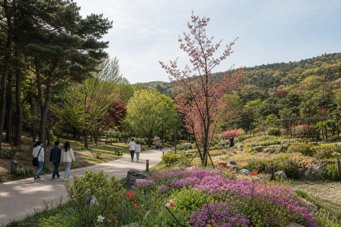 해운대수목원 산책길