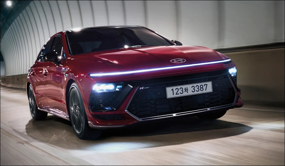 쏘나타 하이브리드 주행