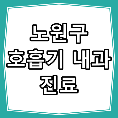 서울시 노원구 호흡기 진료 잘 하는 병원