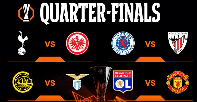 유로파리그 8강 대진표 이미지