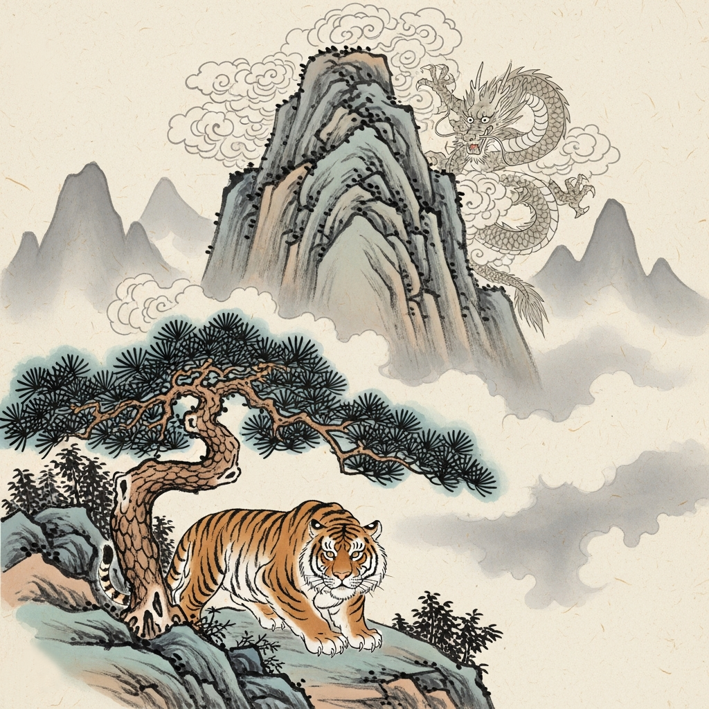 용반호고(龍蟠虎踞)