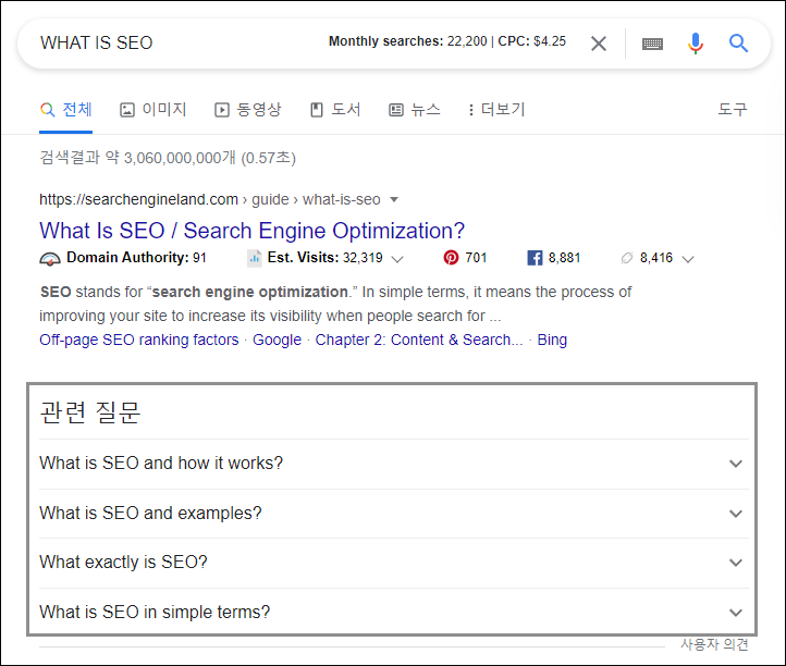 새로운 콘텐츠 추출 이미지