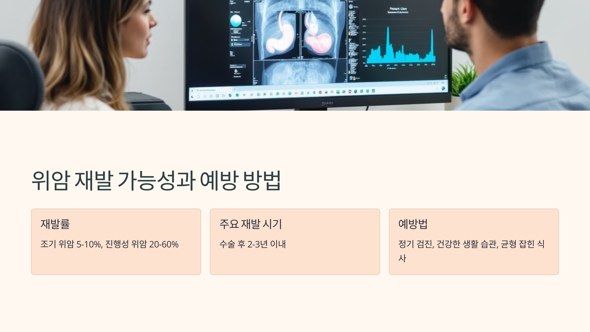 위암 재발 가능성과 예방