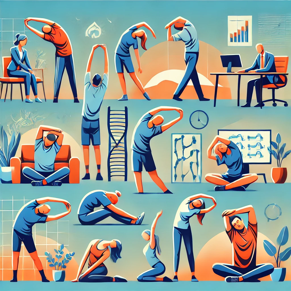 일상 생활에서 쉽게 할 수 있는 스트레칭