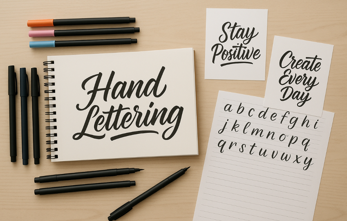 핸드레터링 관련 사진