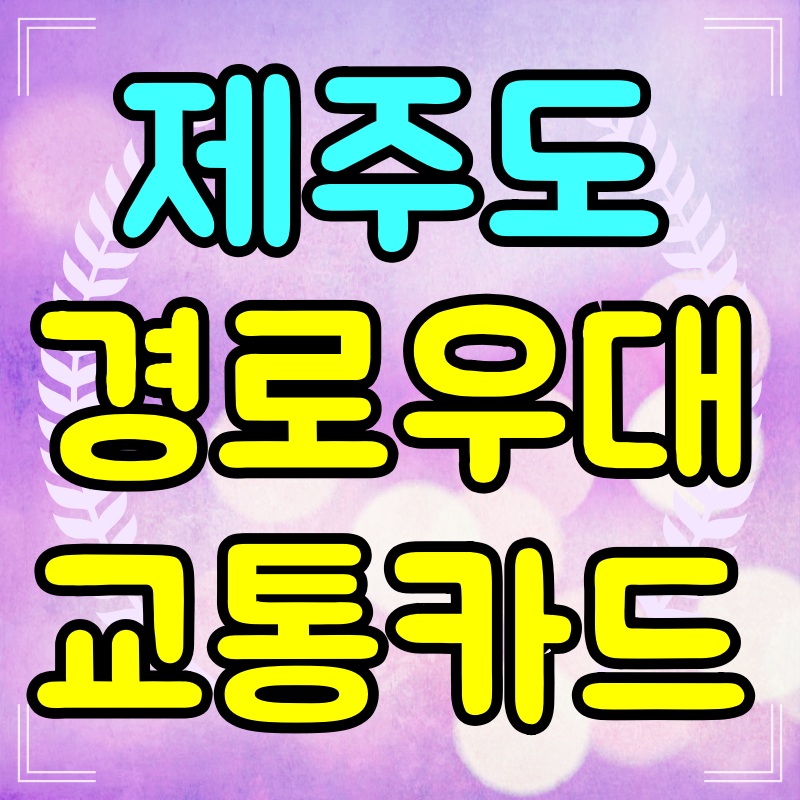 제주-경로우대-교통카드