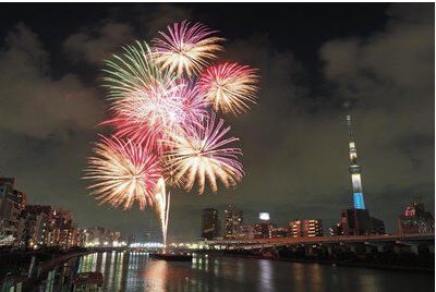 스미다가와 불꽃놀이