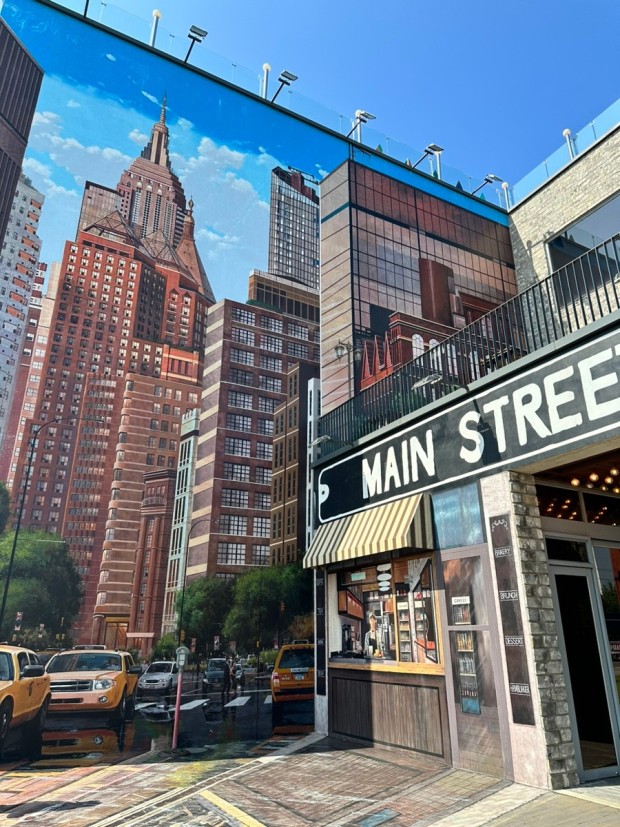 평택 포승 대형 카페의 전경