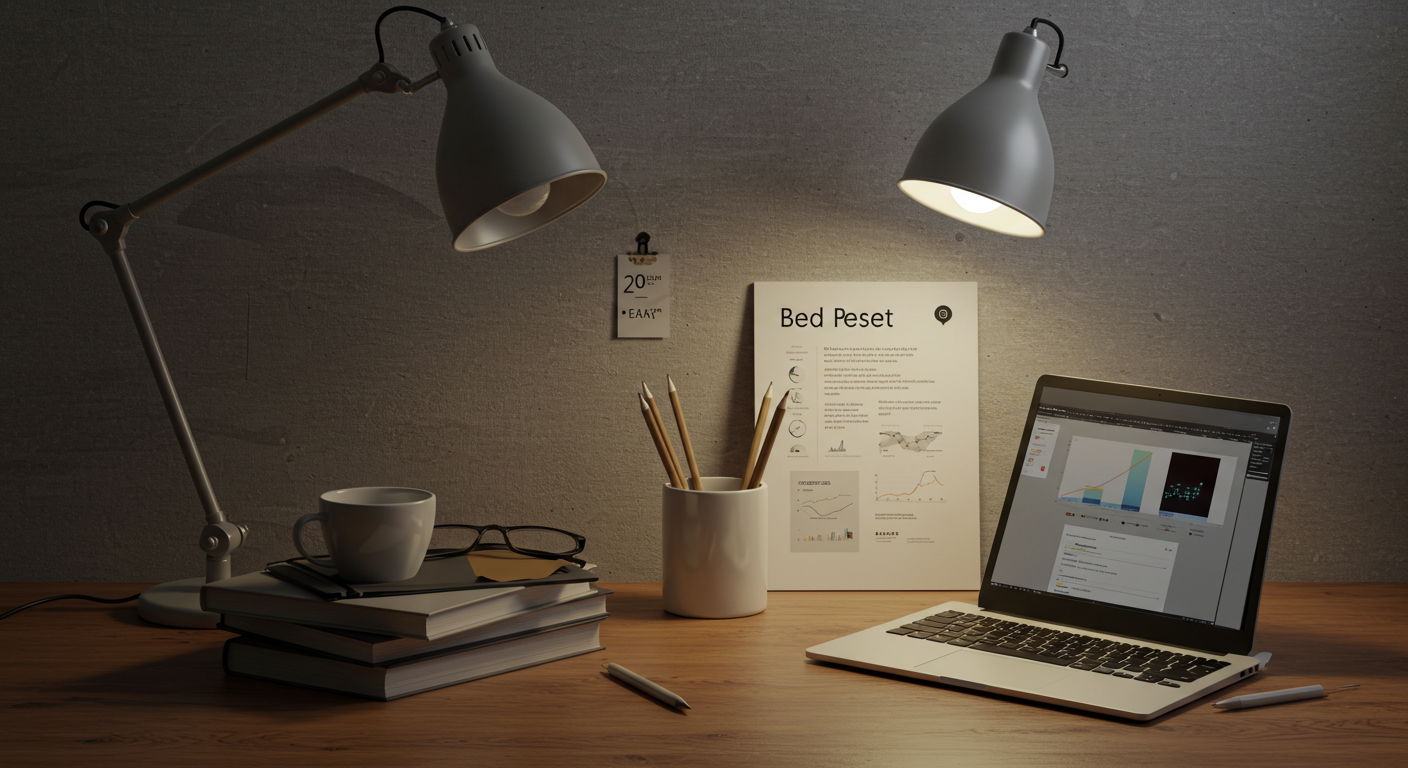 리셋: 당신의 마음을 위한 미니멀 오아시스, 침대 옆/책상 위 감성 정돈 팁