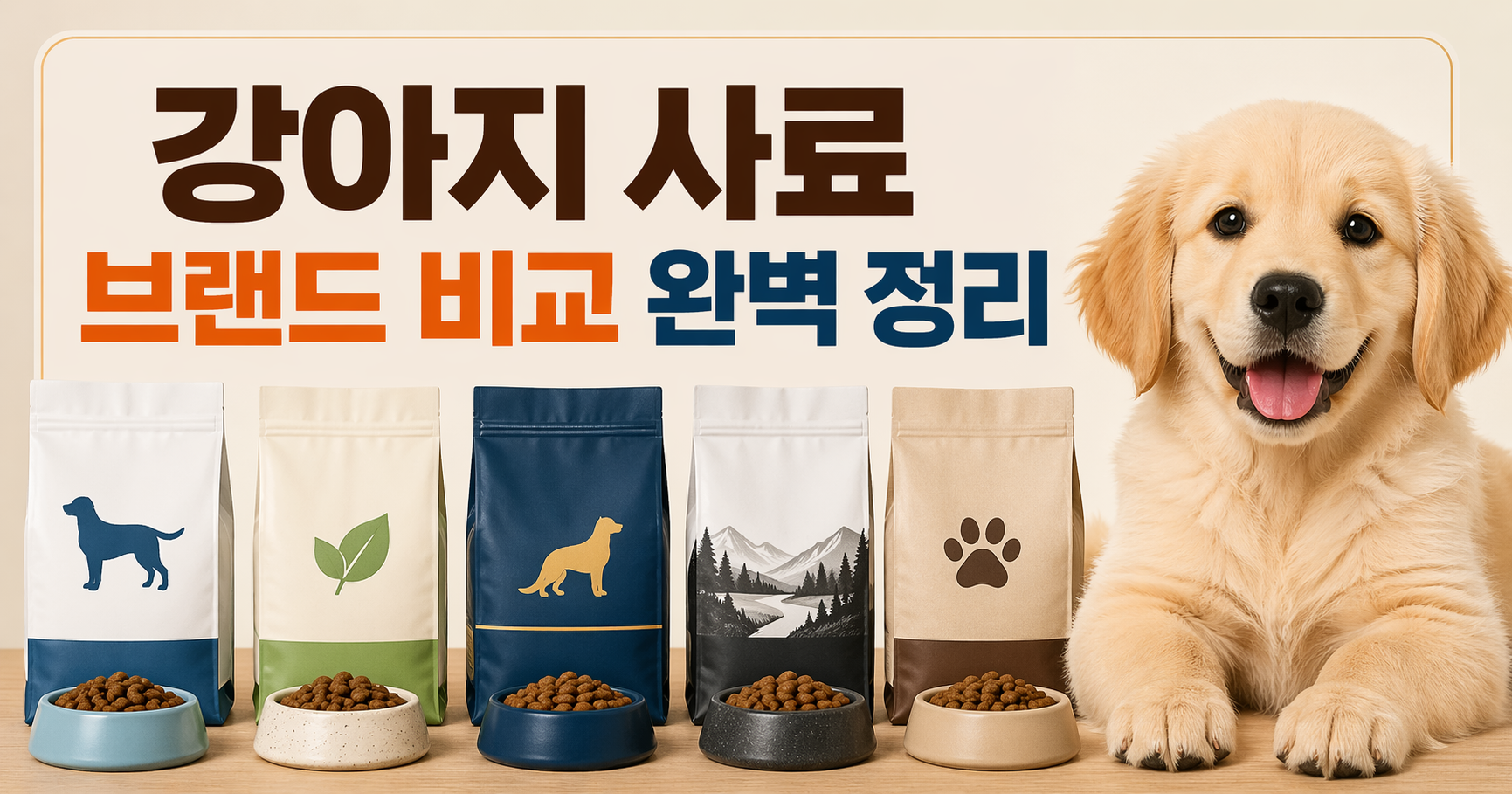 강아지 사료