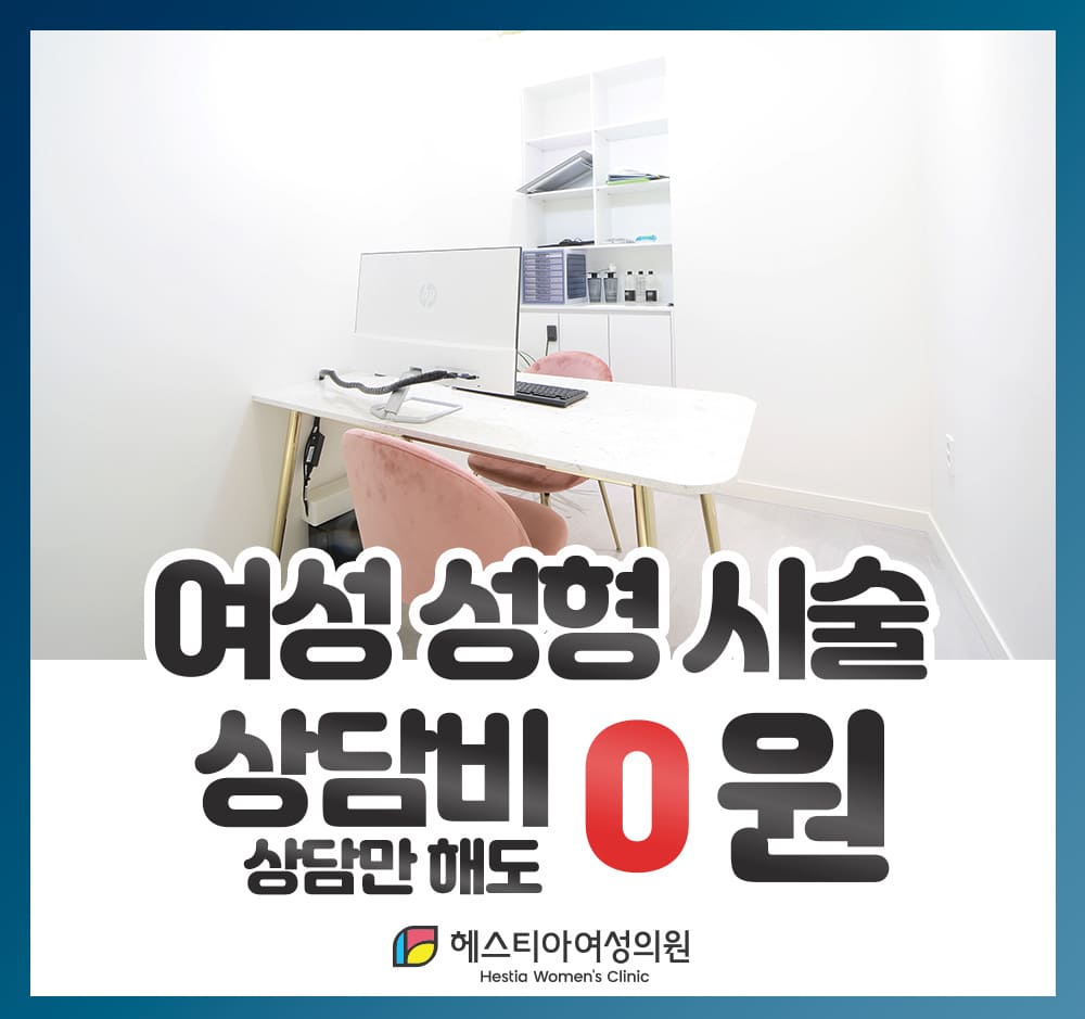 헤스티아여성의원 여성성형시술 상담비0원