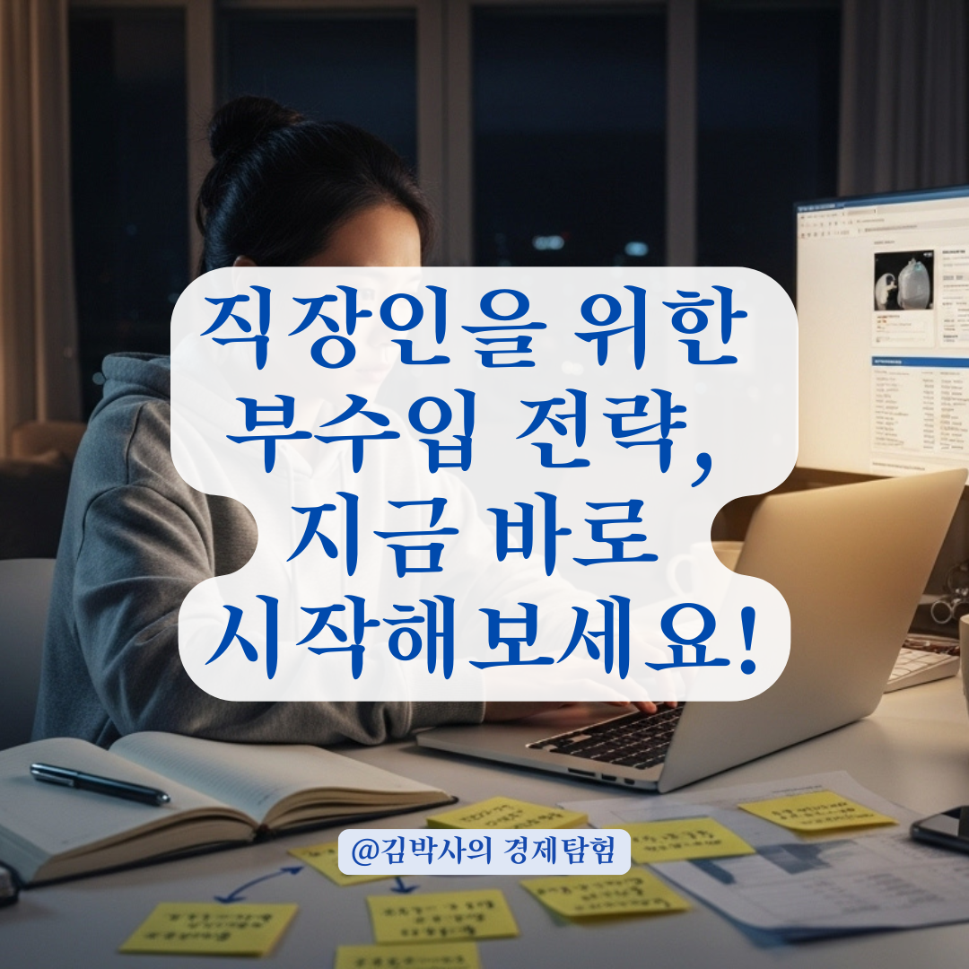 직장인이라면 반드시 준비해야 할 부수입 시스템, 현실적 실행법 정리.