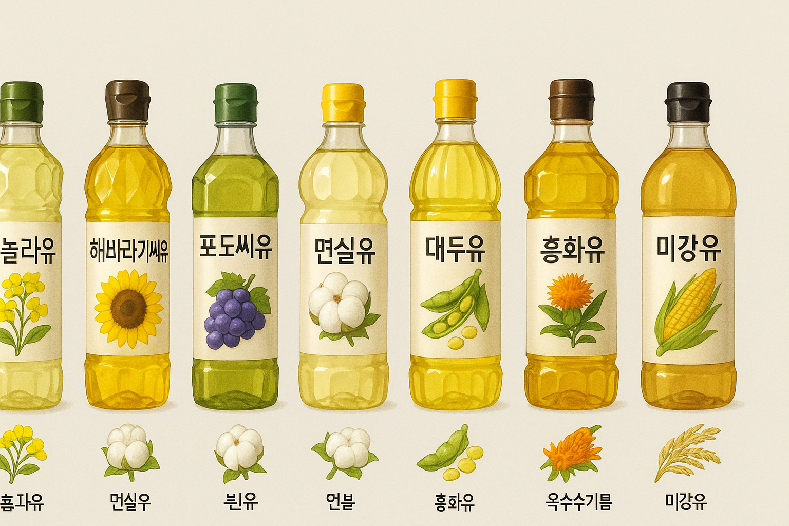 8가지 씨앗 기름