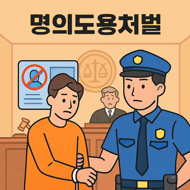 명의도용처벌