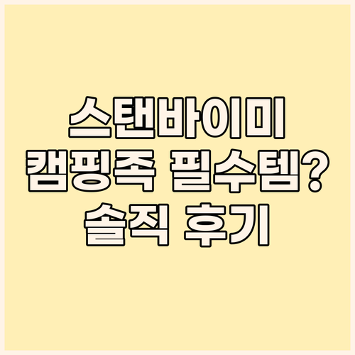 LG 스탠바이미 Go 솔직 후기! 캠..