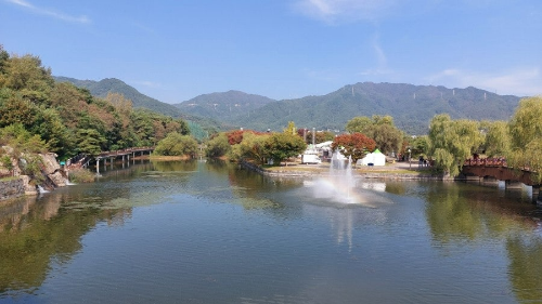 제천 의림지 저수지 사진
