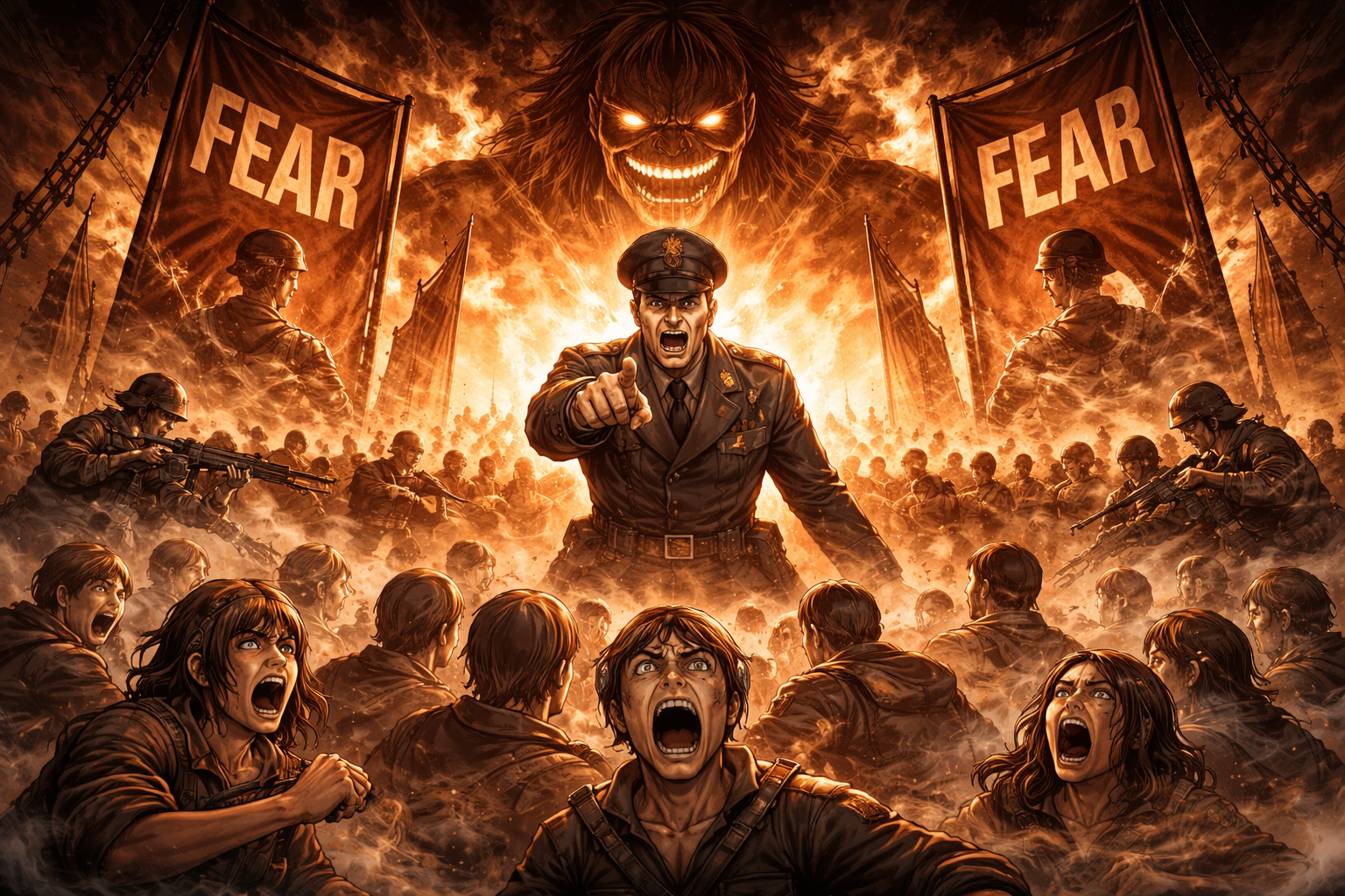 진격의 거인: 공포가 통치 수단이 되는 구조(힘, 침묵, 균열)