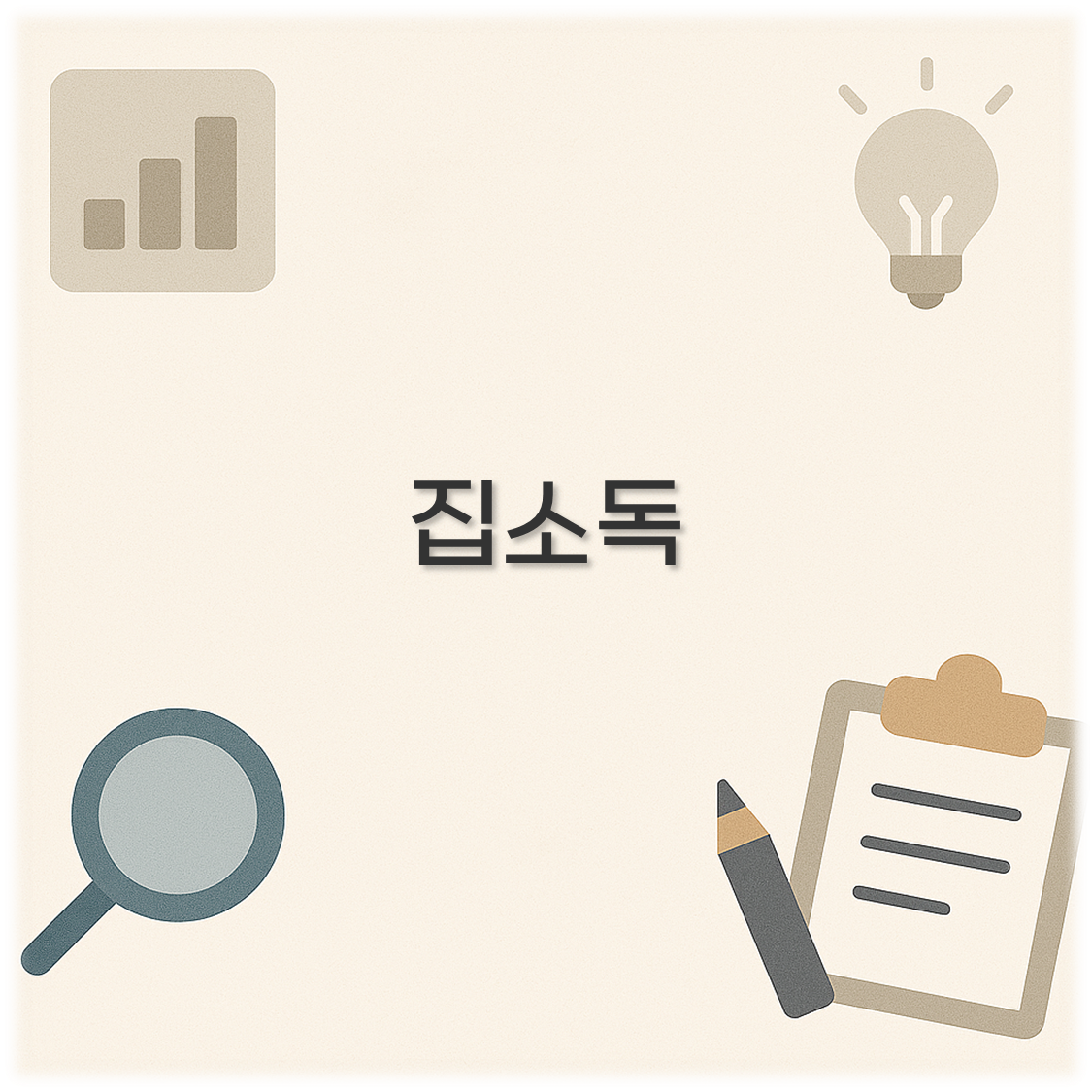 집소독