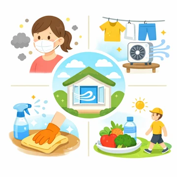 미세먼지 기준과 실내외 관리 방법 설명4