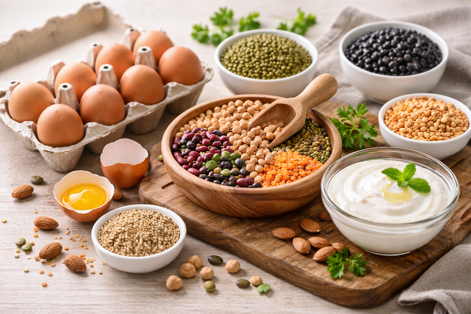 당뇨에 좋은 달걀, 콩류, 요거트