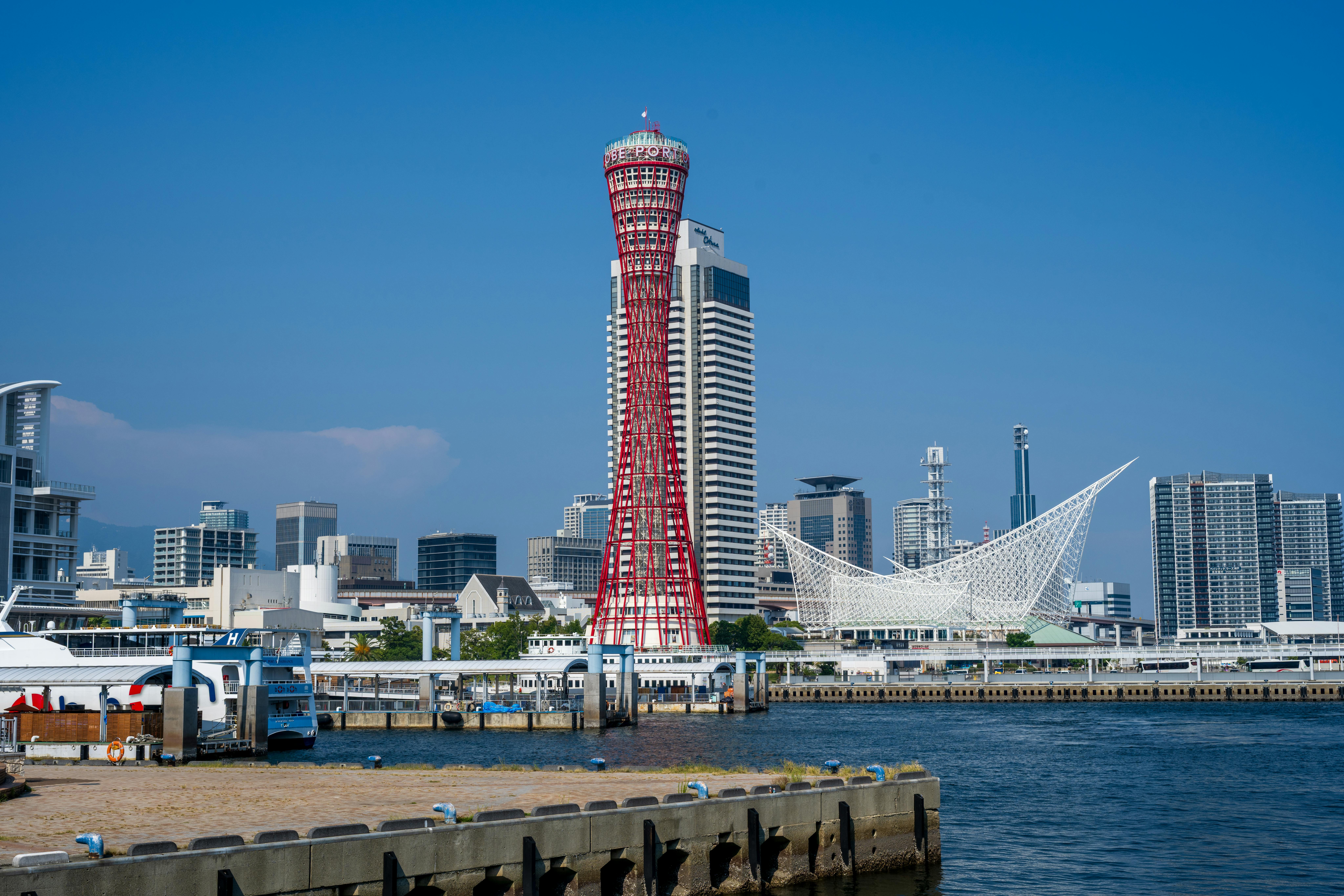 일본 고베 타워 사진