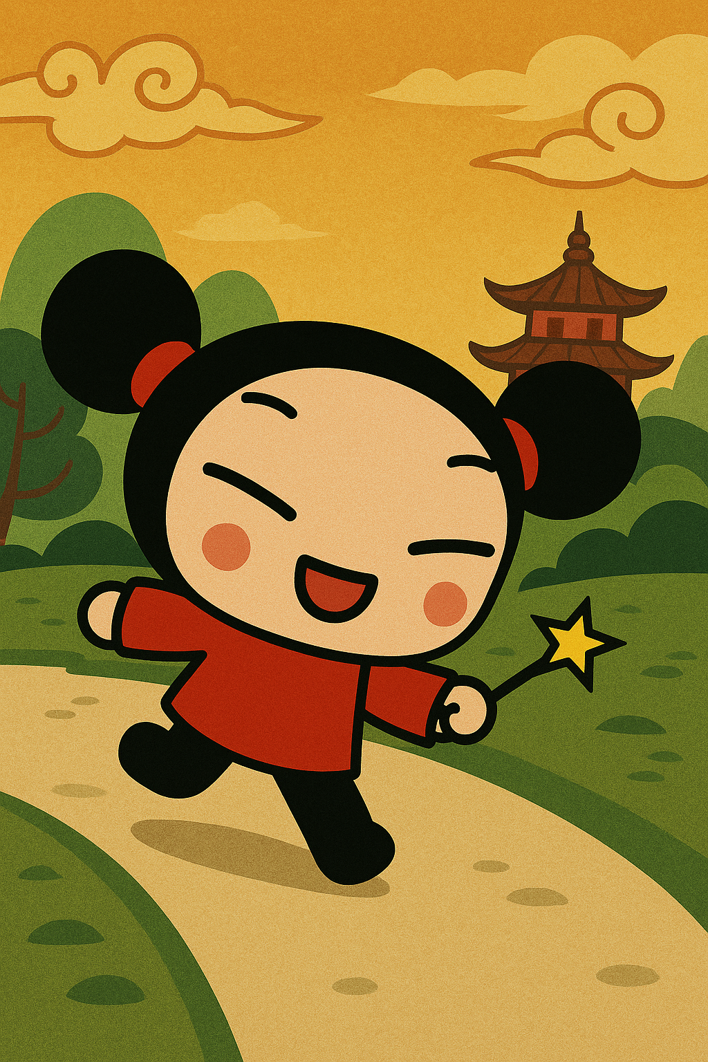 애니메이션 뿌까 주인공 그림